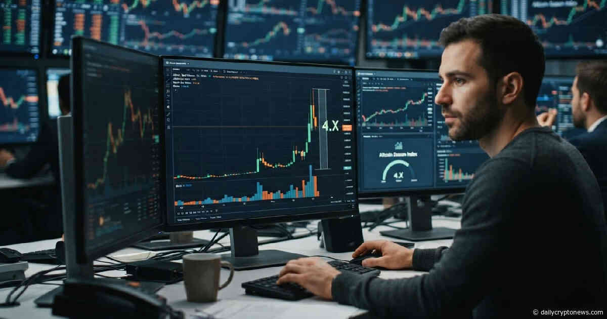 Altcoin Spot Volume Outpaces Bitcoin by 4x