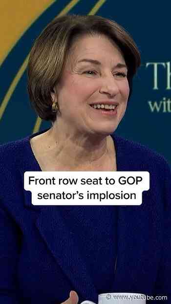 Front row seat to GOP senator's implosion