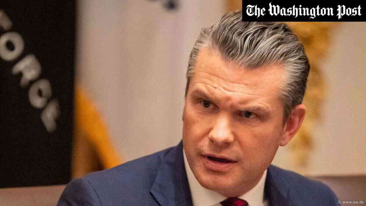 Führungssäuberung im Pentagon: Hegseth will Hunderte Generäle und Admirale loswerden
