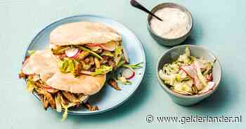 Wat Eten We Vandaag: Pita shoarma met rauwkost