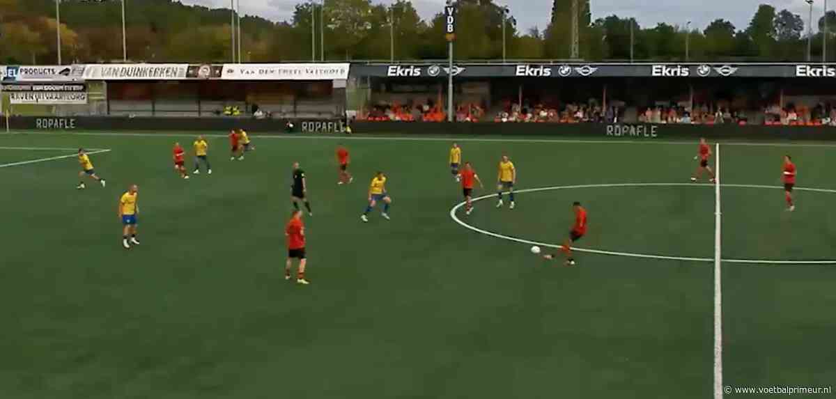 Beeldschone treffer: doelpunt Sparta Nijkerk doet denken aan Van Basten