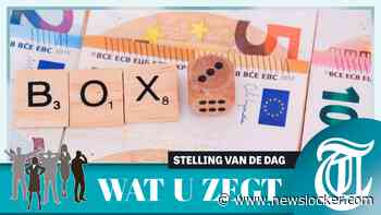 Stelling: Kleine belegger en ondernemer draait onterecht op voor problemen box 3