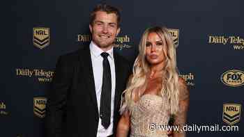 NRL WAGs glitter in gold with Kieran Foran's wife Karina May and Millie Oliver stunning in metallic gowns as they lead the arrivals at the 2026 Dally M Awards