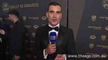 NRL stars arrive for Dally M night