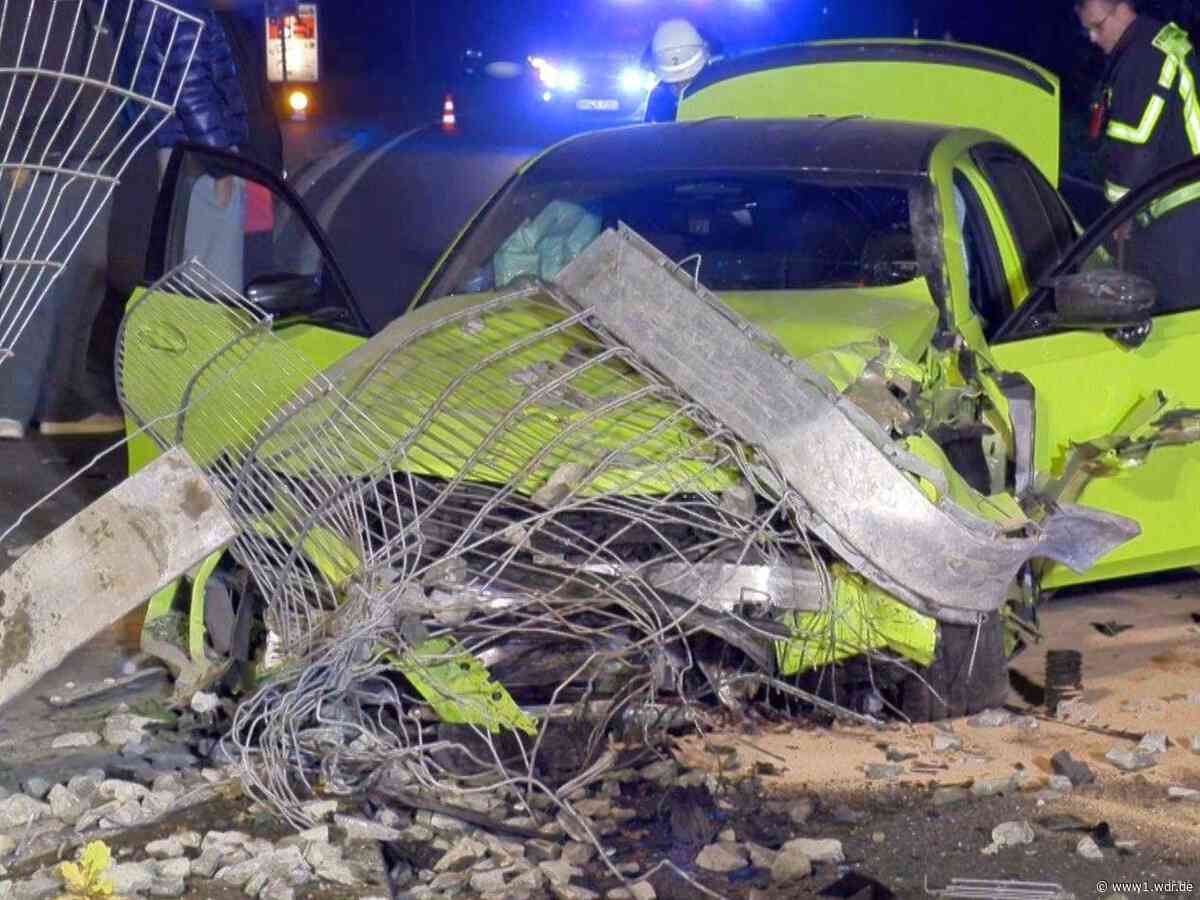 Jugendlicher verunglückt mit hochmotorisiertem BMW