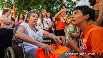 They broke down an 87-year-old’s door with a battering ram. Then Spain erupted