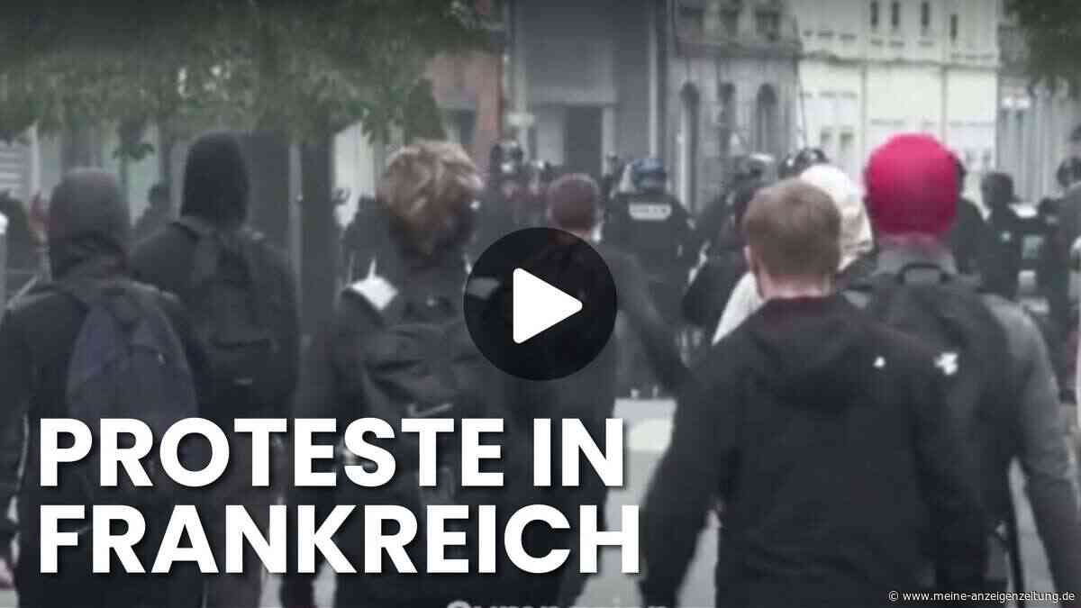 Frankreich-Proteste eskalieren: Hunderte Schüler verhaftet