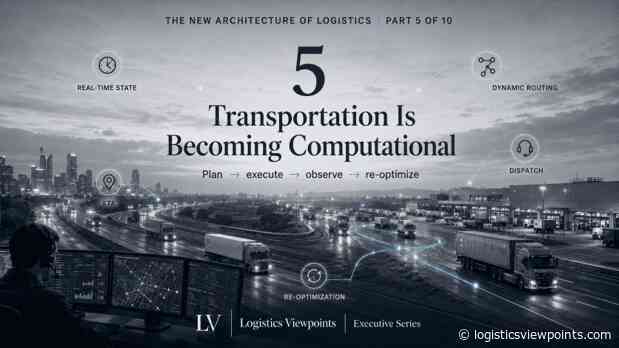 Transportation Is Becoming Computational