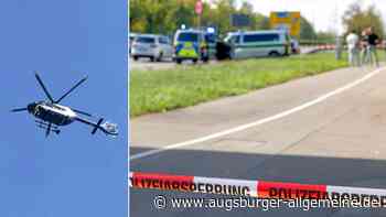 Nach Großeinsatz und Warnschuss in Augsburg: Polizei sucht weiter nach mutmaßlicher Räuberin
