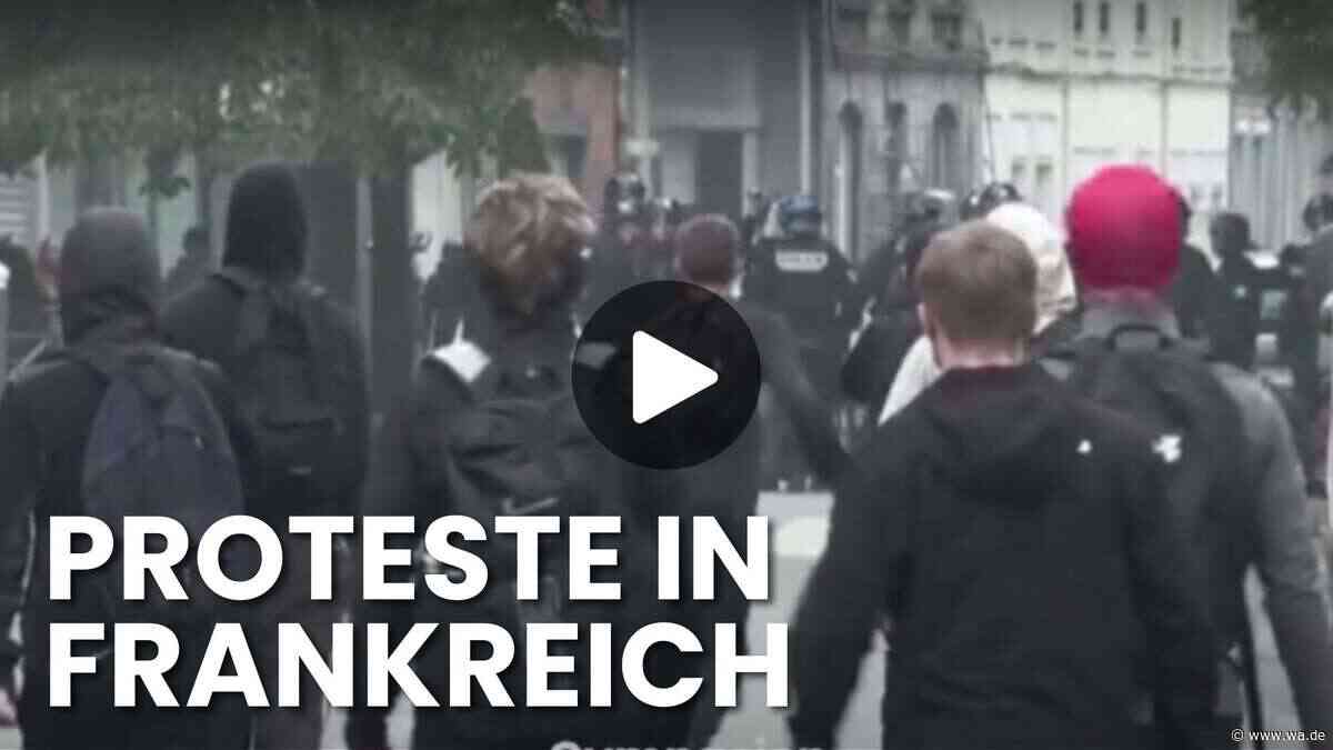 Frankreich-Proteste eskalieren: Hunderte Schüler verhaftet