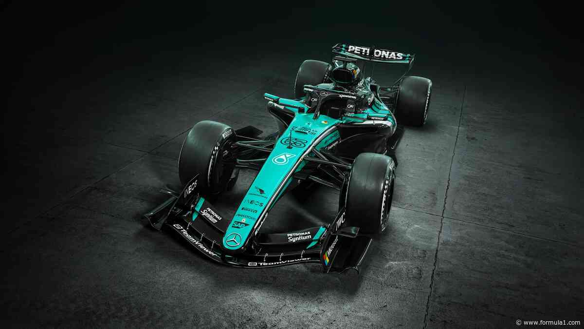 Mercedes reveal special livery for Bahrain GP in Malaysia