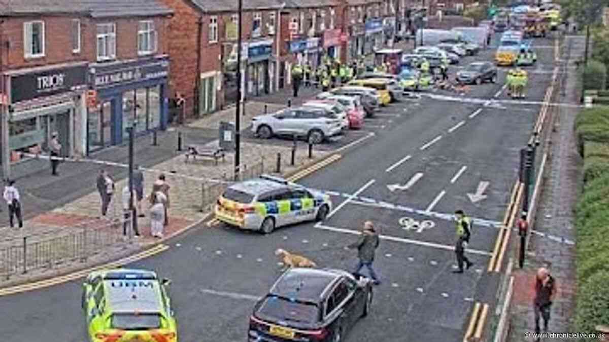 Howdon police car crash LIVE: Major emergency response with street cordoned off