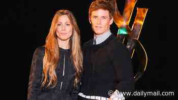Eddie Redmayne makes a rare appearance with wife Hannah Bagshawe as they party with the A-list at Saint Laurent bash in Paris
