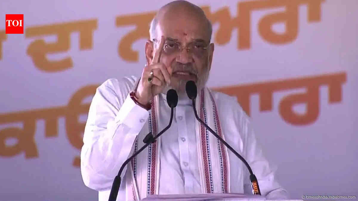 'Someone who gets intoxicated': Amit Shah's dig at AAP, vows drug-free Punjab by 2029