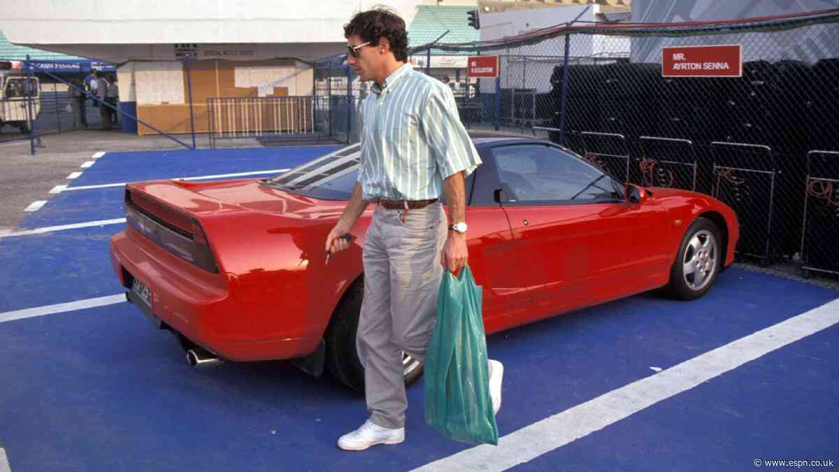 Senna's Honda NSX could fetch £800K at auction