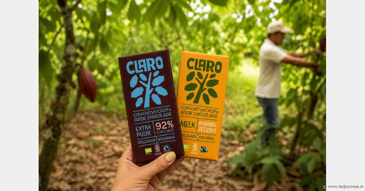 Claro breidt biologisch chocoladeassortiment uit met twee repen