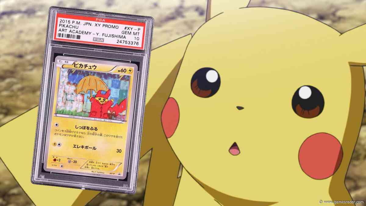 Absurdly rare Raincoat Pikachu Pokemon card sells for $8.4 million