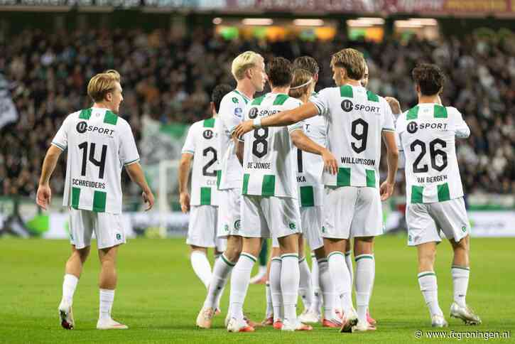 Bekerduel met FC Emmen vastgesteld op donderdag 29 oktober 21.00 uur