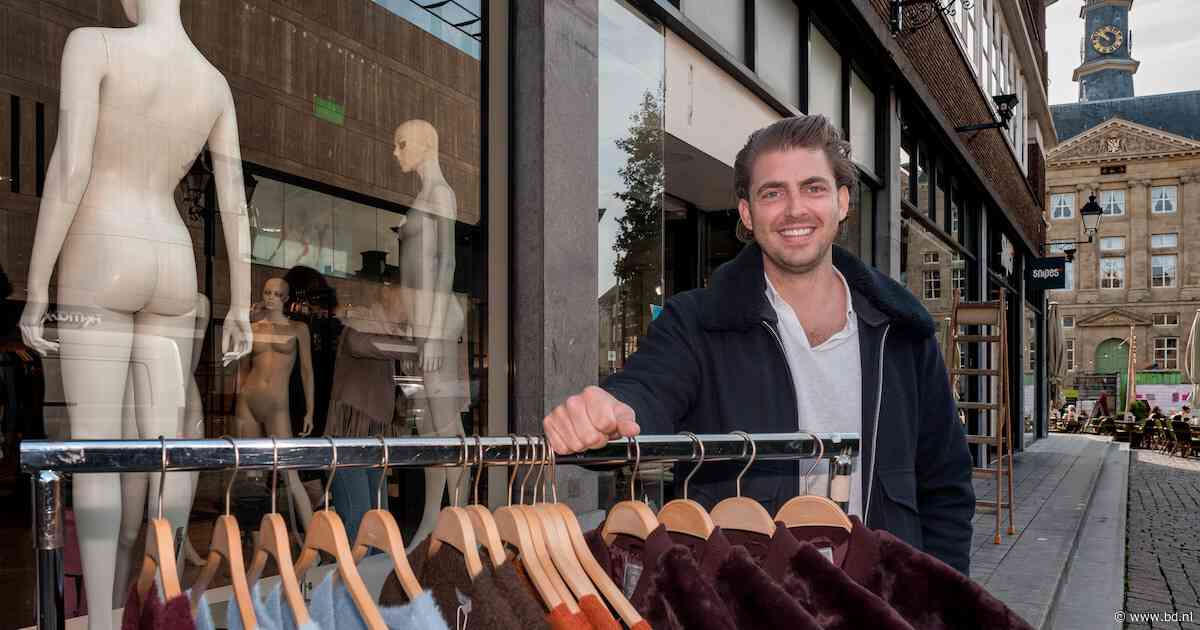Brand verwoestte zijn magazijn, maar Bobby opent kledingwinkel op tijdelijke locatie in Den Bosch