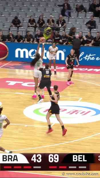 Kamilla Cardoso is HUGE on the court 🔥#FIBAWWC