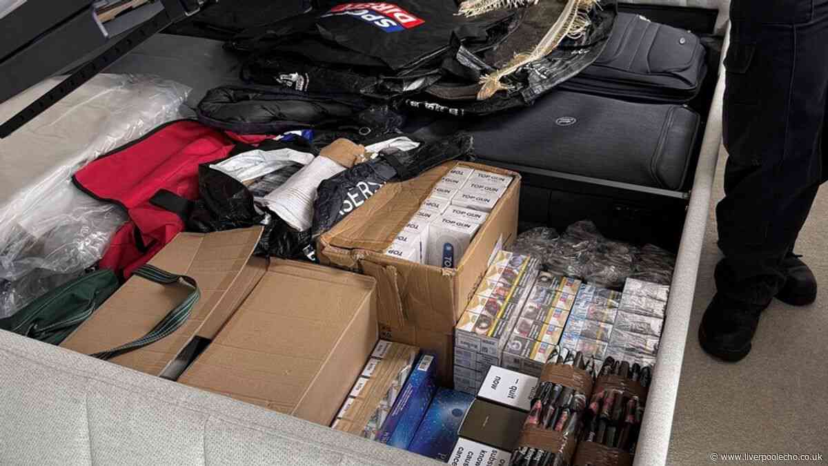 Wallasey shop shut down after thousands of cigarettes found in washing machine