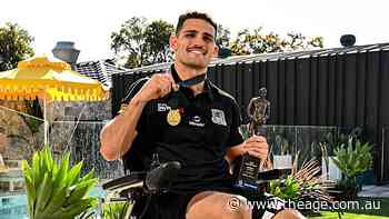 Wheelchair-bound Nathan Cleary wins Dally M Medal at end of horror week