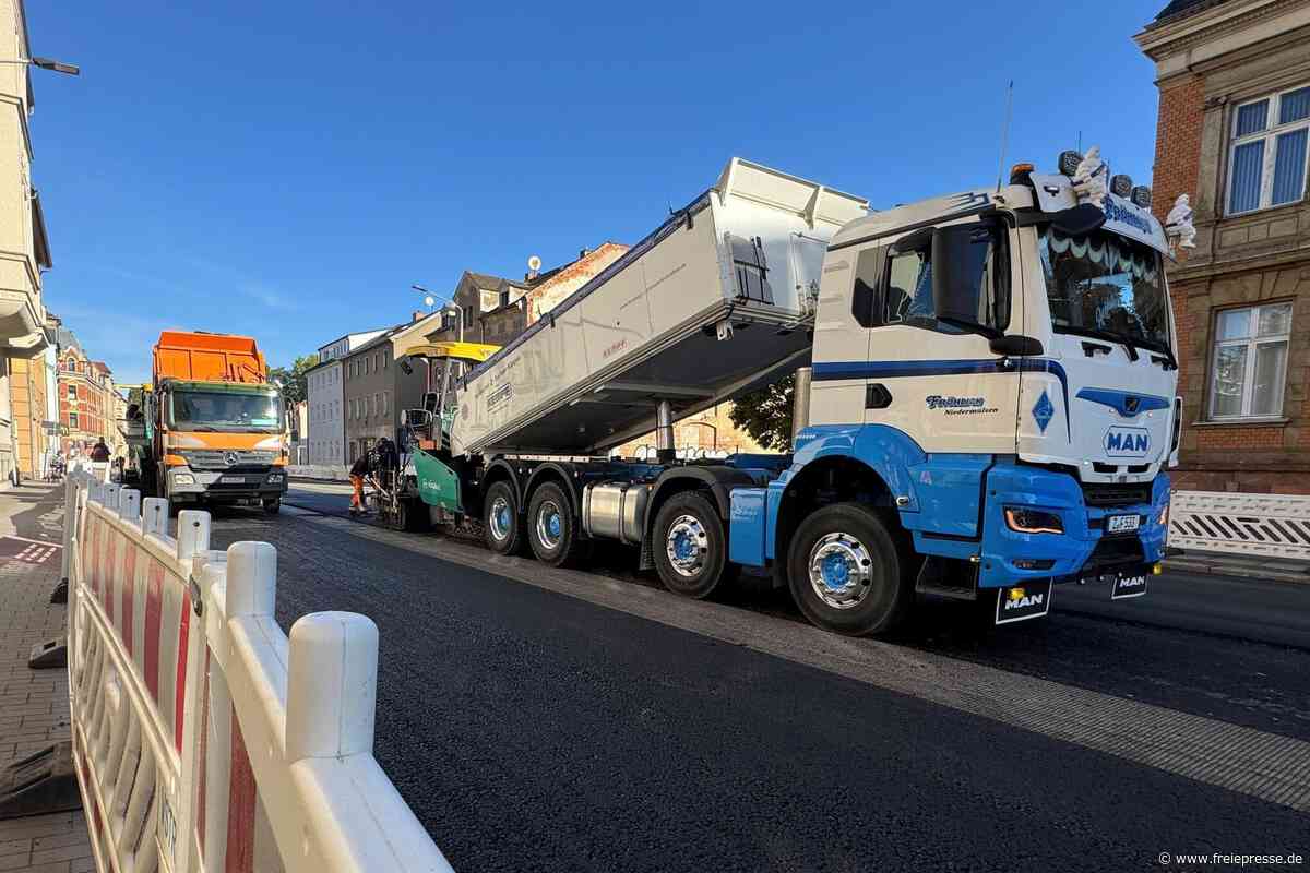Auf Crimmitschauer Straße in Zwickau startet letzter Bauabschnitt
