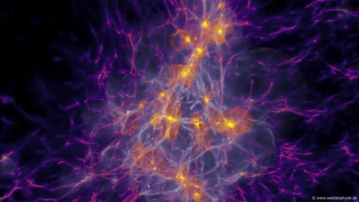 Kosmische Entwicklung im Detail simulieren