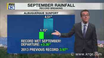 Lingering flooding and cool weather across New Mexico