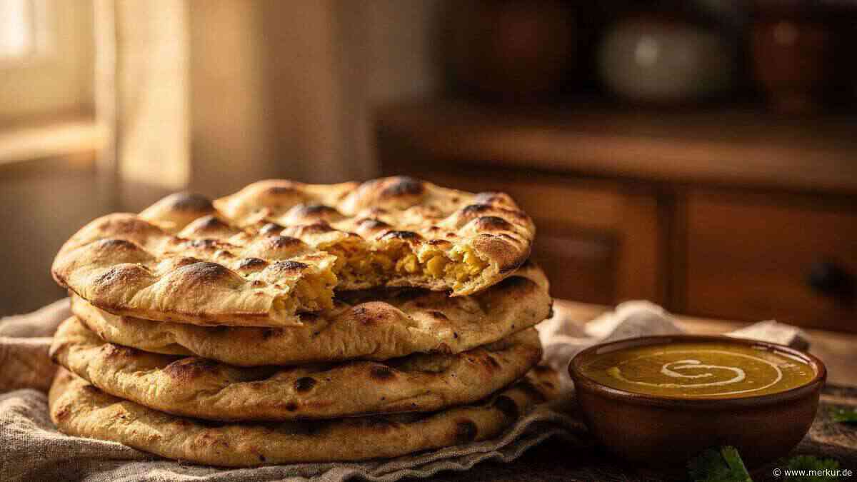 Veganes Naan Brot selber machen: Knusprig aus der Pfanne, perfekt zu Suppe und Eintopf