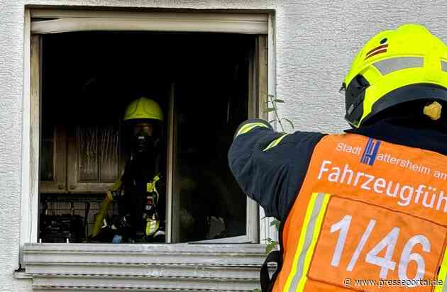 Feuerwehr MTK: Küchenbrand in Okriftel: Wohnung nicht mehr bewohnbar