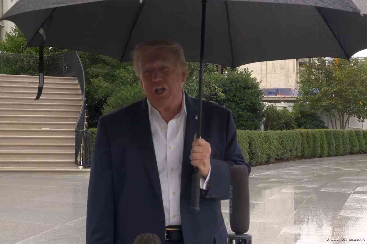 Donald Trump Labelled 'Entitled' as Netizens React To Viral Umbrella Tossing Footage