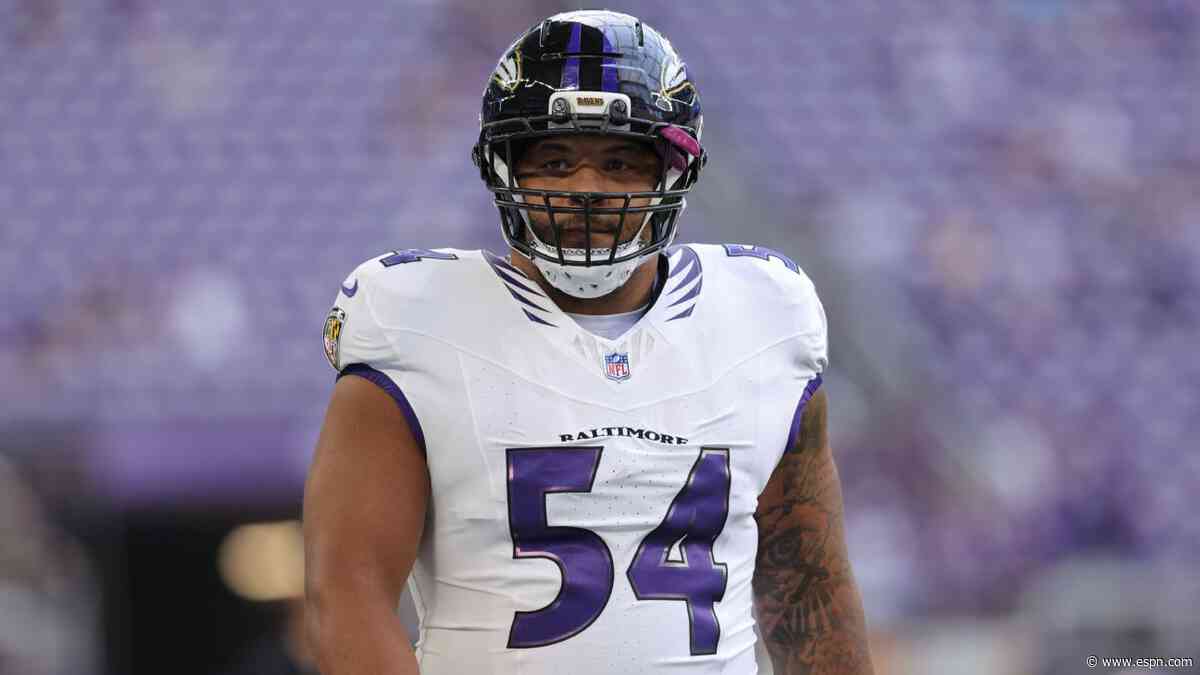 Sources: Ravens C Gwyn has broken leg, could miss 2-3 months