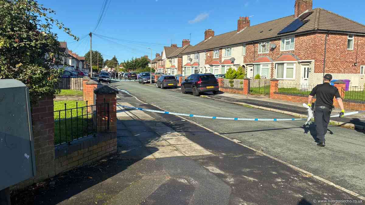 Man seen 'covered in blood' before police descended on Norris Green road