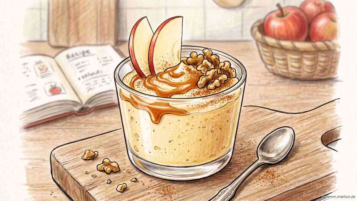 Apfel-Mousse: So gelingt das cremige Dessert im Glas in wenigen Schritten