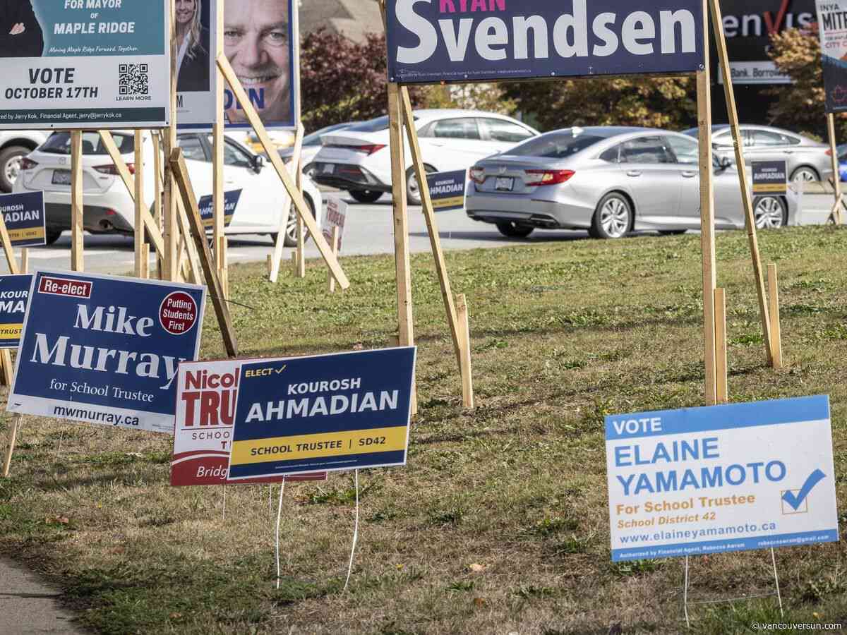 Why voting for B.C. school trustees matters in Oct. 17 election