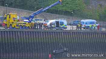 River Wear latest: Audi pulled from water where 3 teens plunged to their deaths in Sunderland