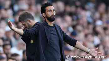 Fulham boss Alvaro Arbeloa charged with misconduct over claims referees 'would not let Manchester United lose' during 1-1 draw at Craven Cottage