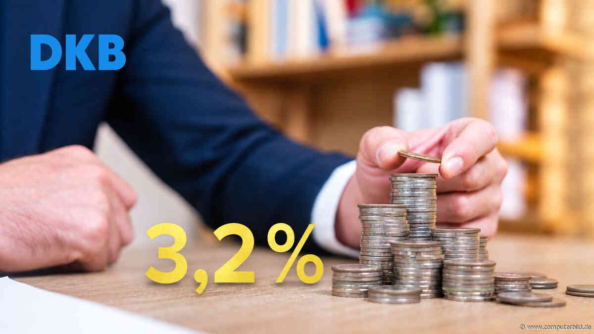 DKB-Festgeld: Bis zu 3,2 Prozent Zinsen mit Zinseszins