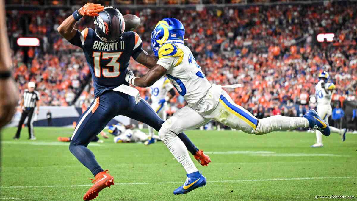 Broncos WR Pat Bryant comes clean on whether he flopped on controversial pass interference call vs. Rams