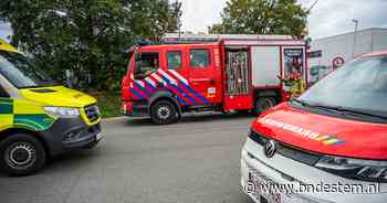 Medewerker krijgt last van ogen door bijtende stof bij bedrijf vlak over de grens, brandweer Zundert naar België