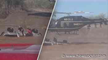 Persoon met helikopter gered uit kolkende rivier in Arizona