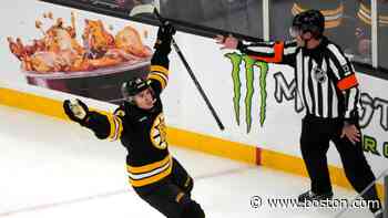 ‘That’s why we got him’: JJ Peterka starts his Bruins career with a bang