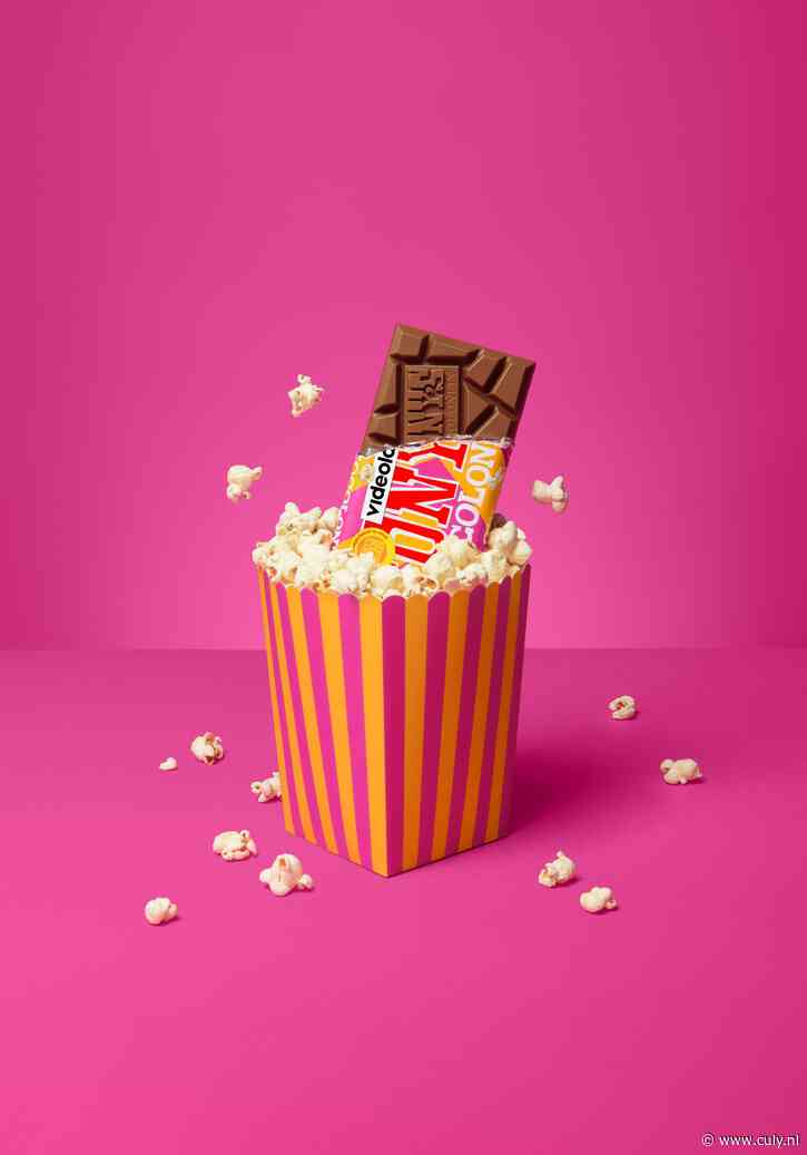 Tony’s Chocolonely en Videoland lanceren popcornreep (en je kunt er een jaar streamen mee winnen)