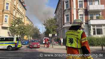 Großbrand im Östlichen Ringgebiet: Die Bilder vom Feuerwehreinsatz