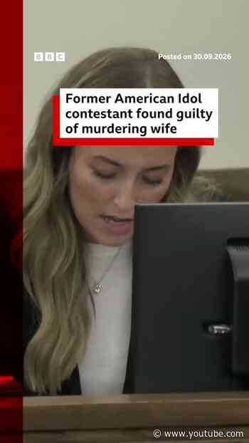 Former American Idol contestant and pastor found guilty of murdering wife. #BBCNews