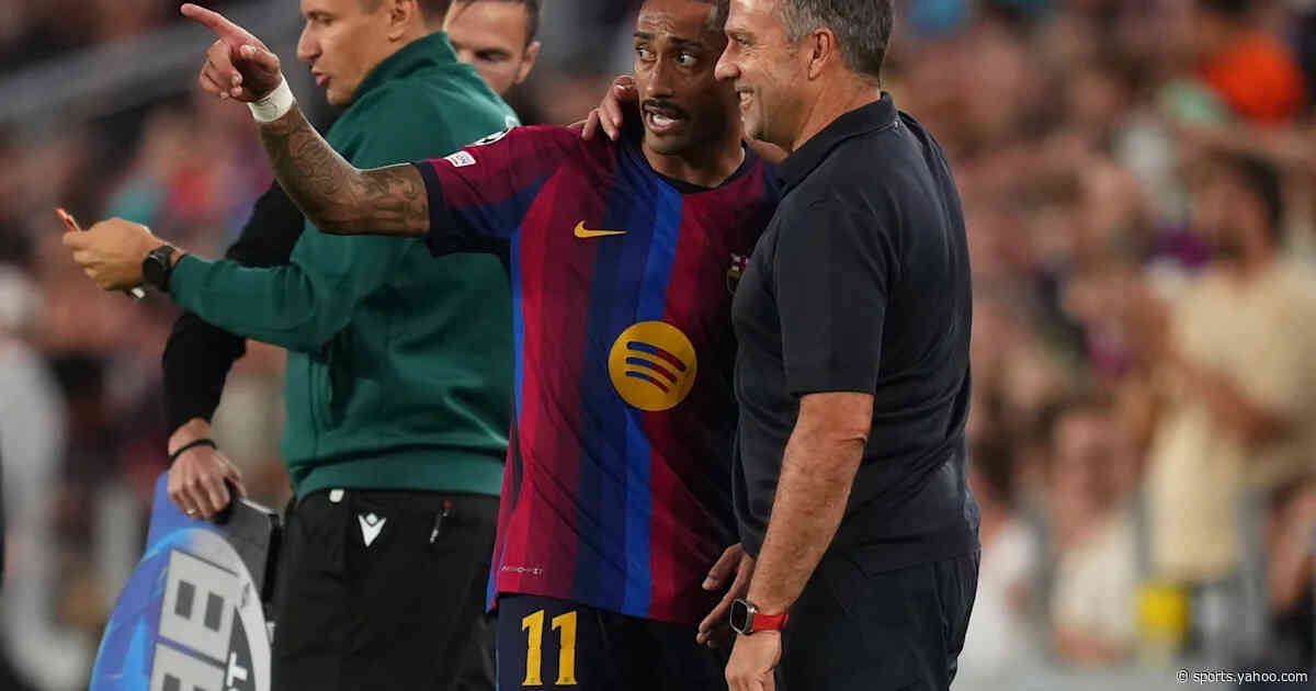 Hansi Flick’s six options if Raphinha is ruled out for Barcelona’s Getafe clash