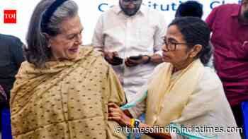A tap on the table, a pat on the back: The Sonia-Mamata moment that stood out at INDIA bloc meet