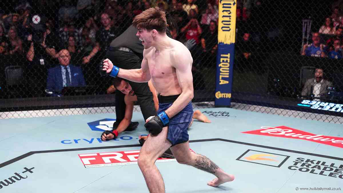 Hull MMA fighter George Staines earns UFC contract with emphatic KO victory