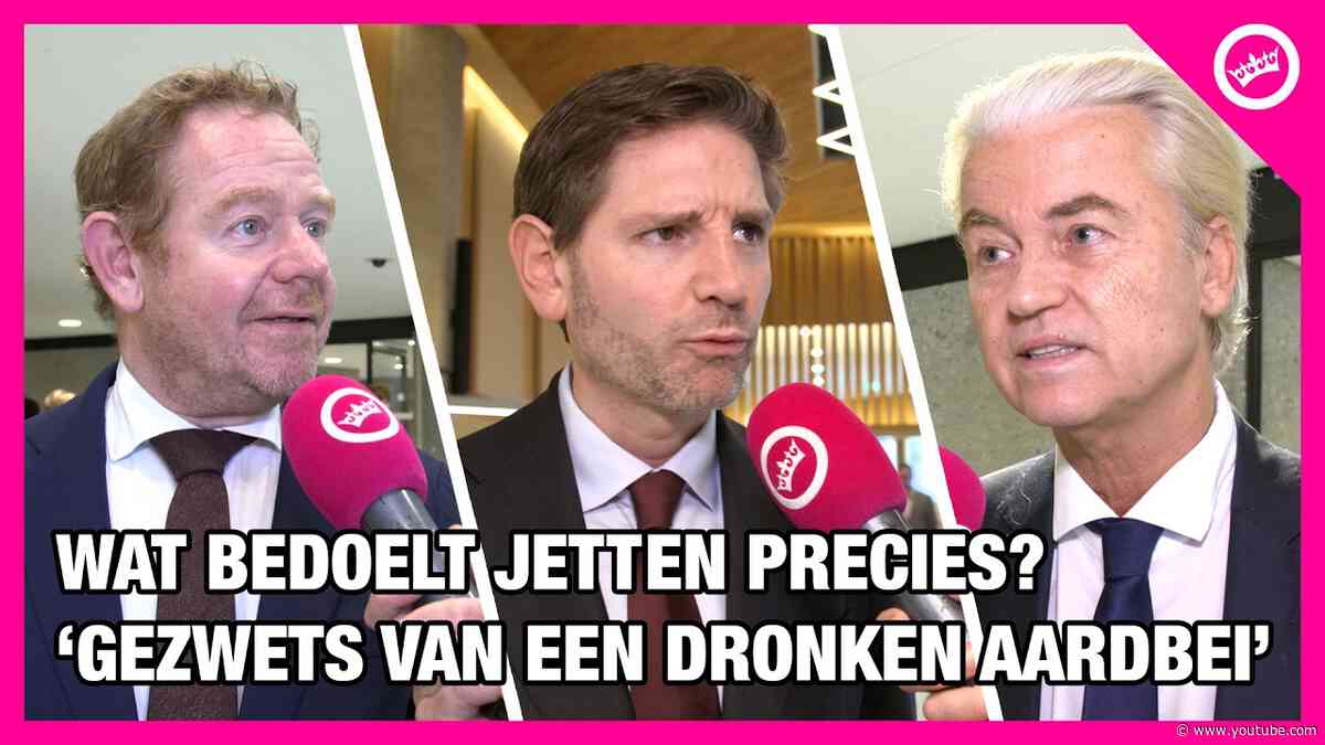 Ziet Rob Jetten een COMPLOT? Wie wil hij nou OP HUN BEK SLAAN?